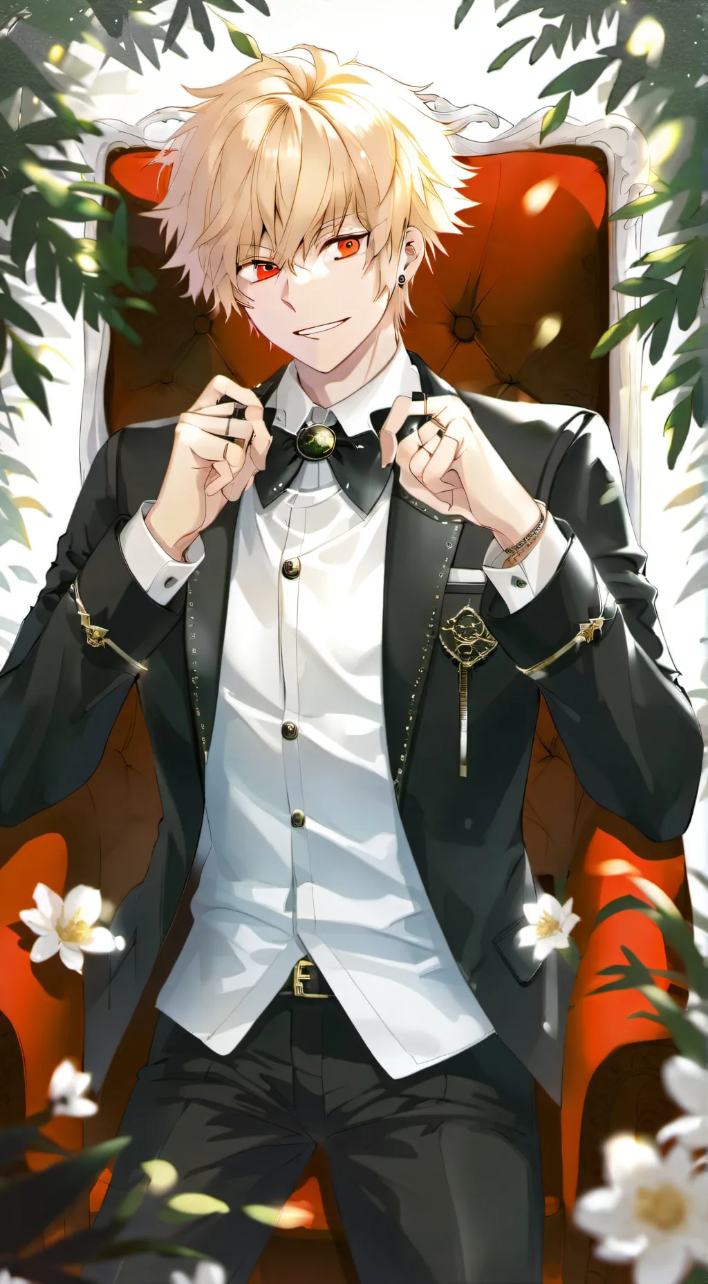 ai character: bakugo  background