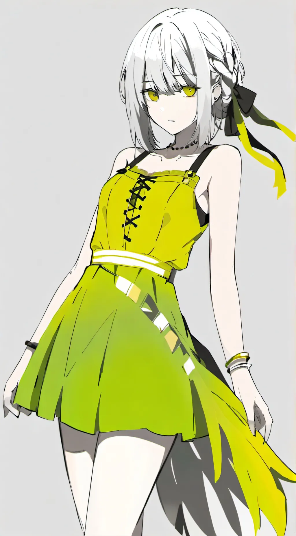 ai character: Girl!  background