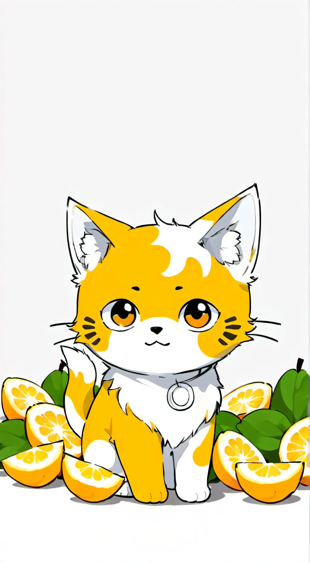 ai character: Kitty limão🍋 background