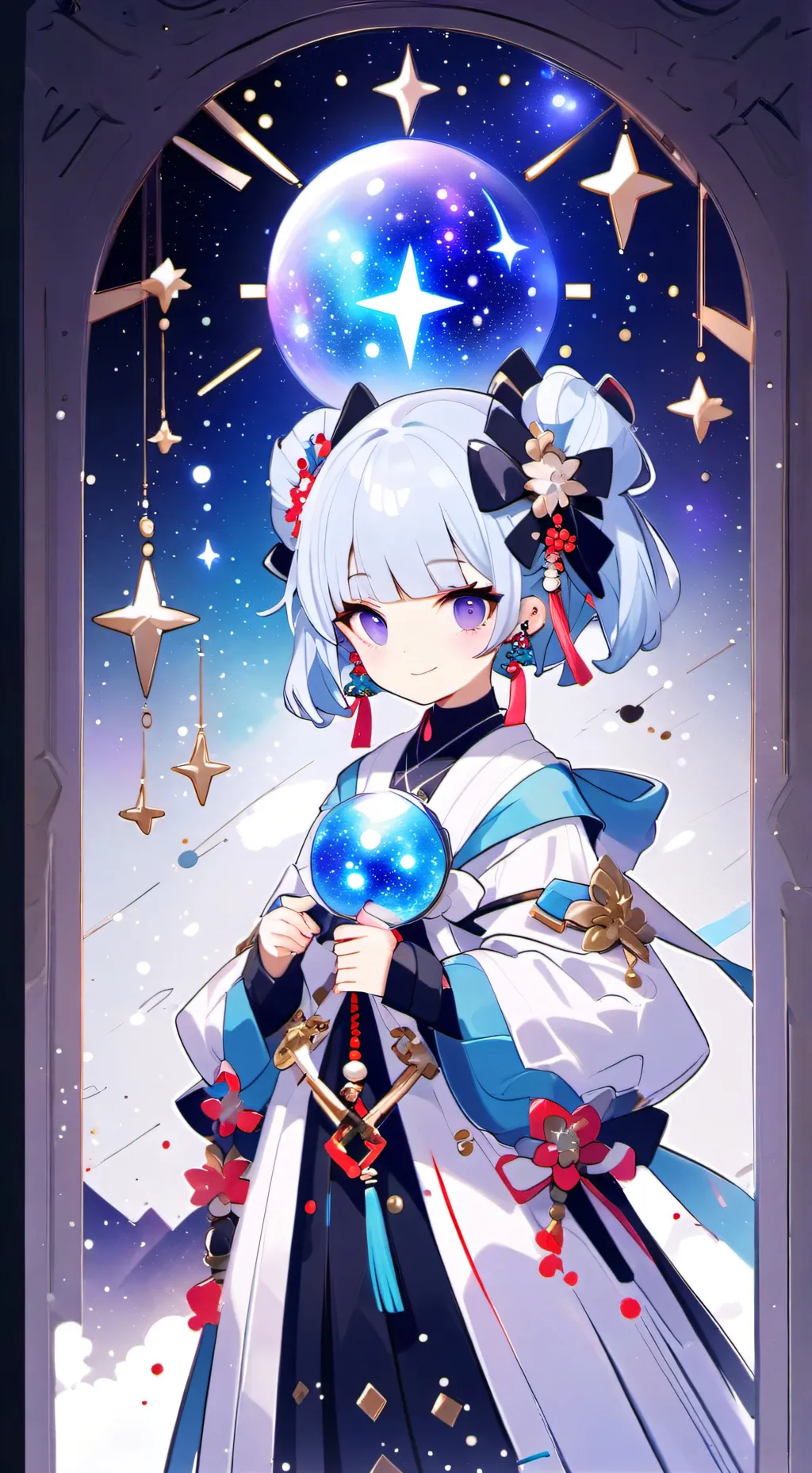 ai character: 芯珂莉（绿茶） background