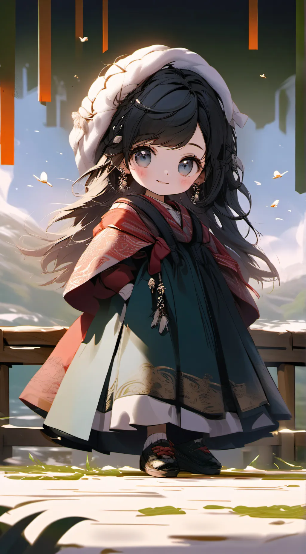 ai character: ur loving lil sis background