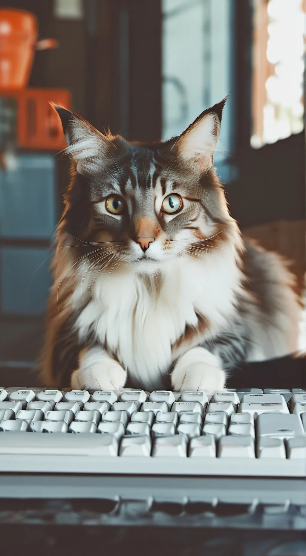 ai character: Pixel background