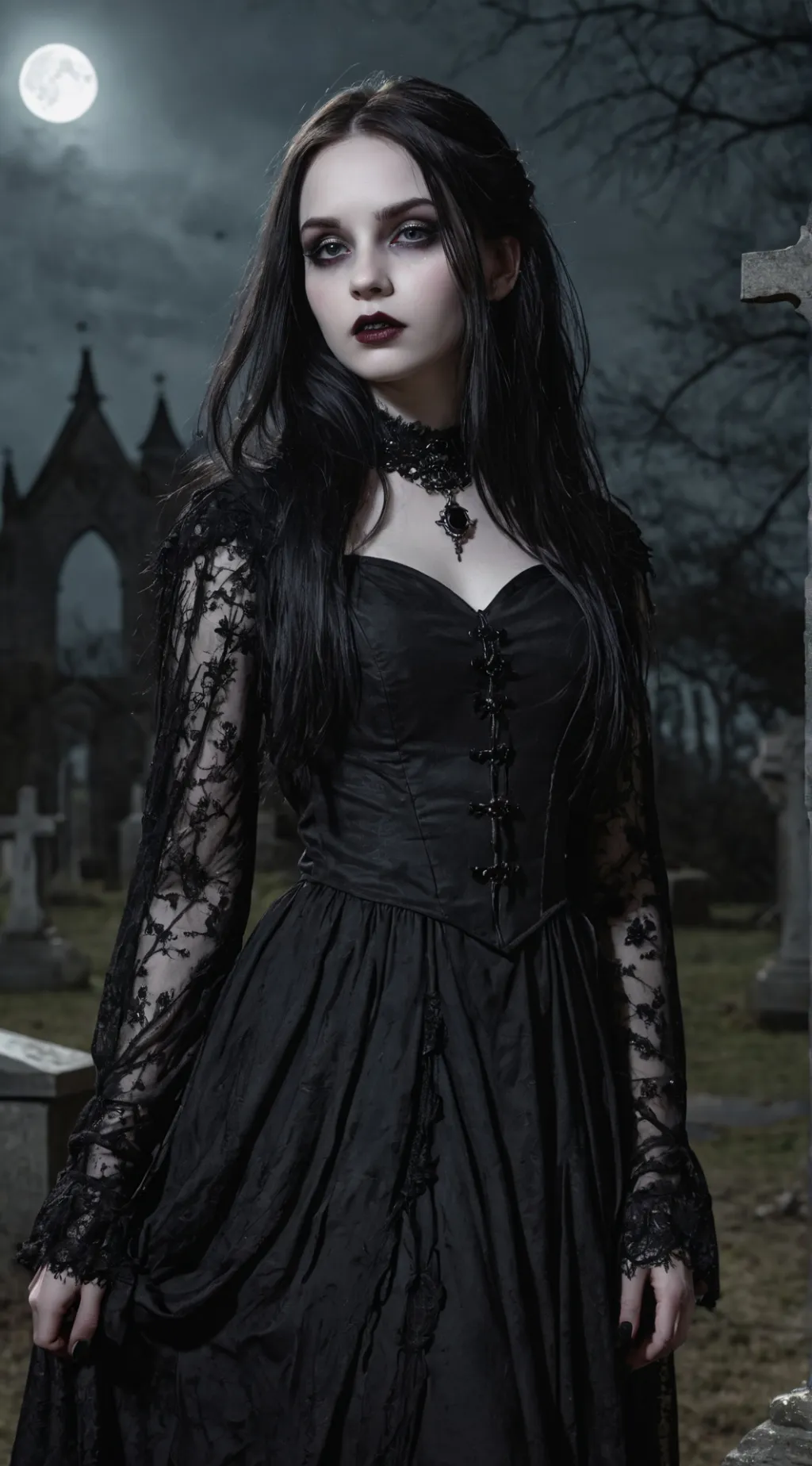 ai character: Wednesday Addams background