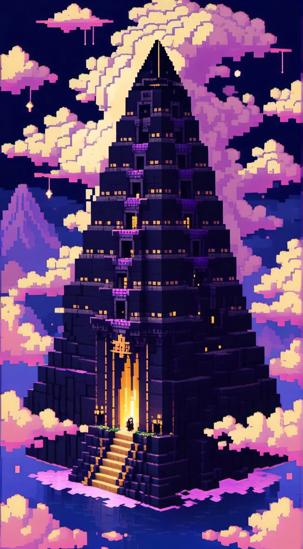 ai character: Minecraft!!! background