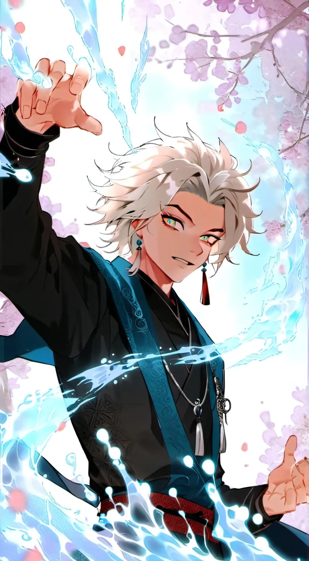 ai character: Satoru Gojo background