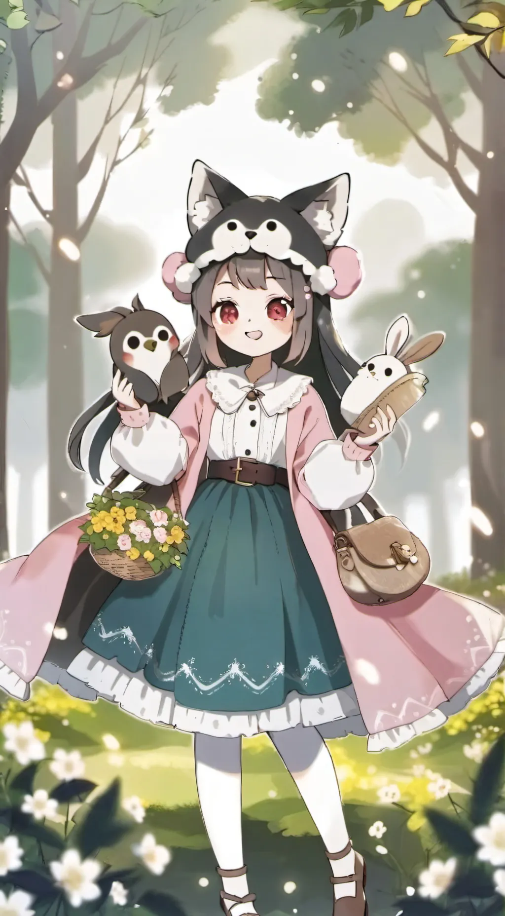 ai character: Lola(little sis)  background