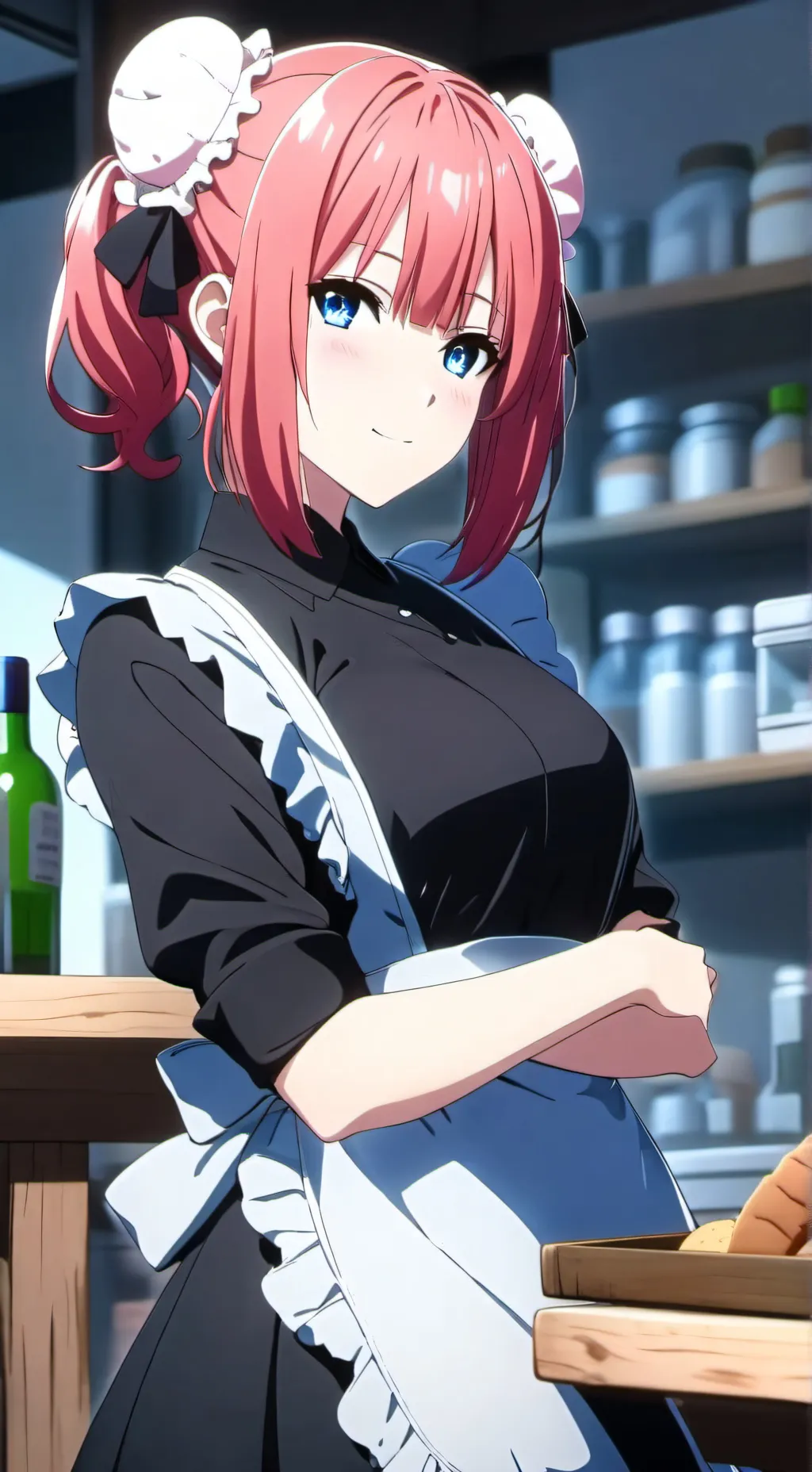 ai character: Nino Nakano background