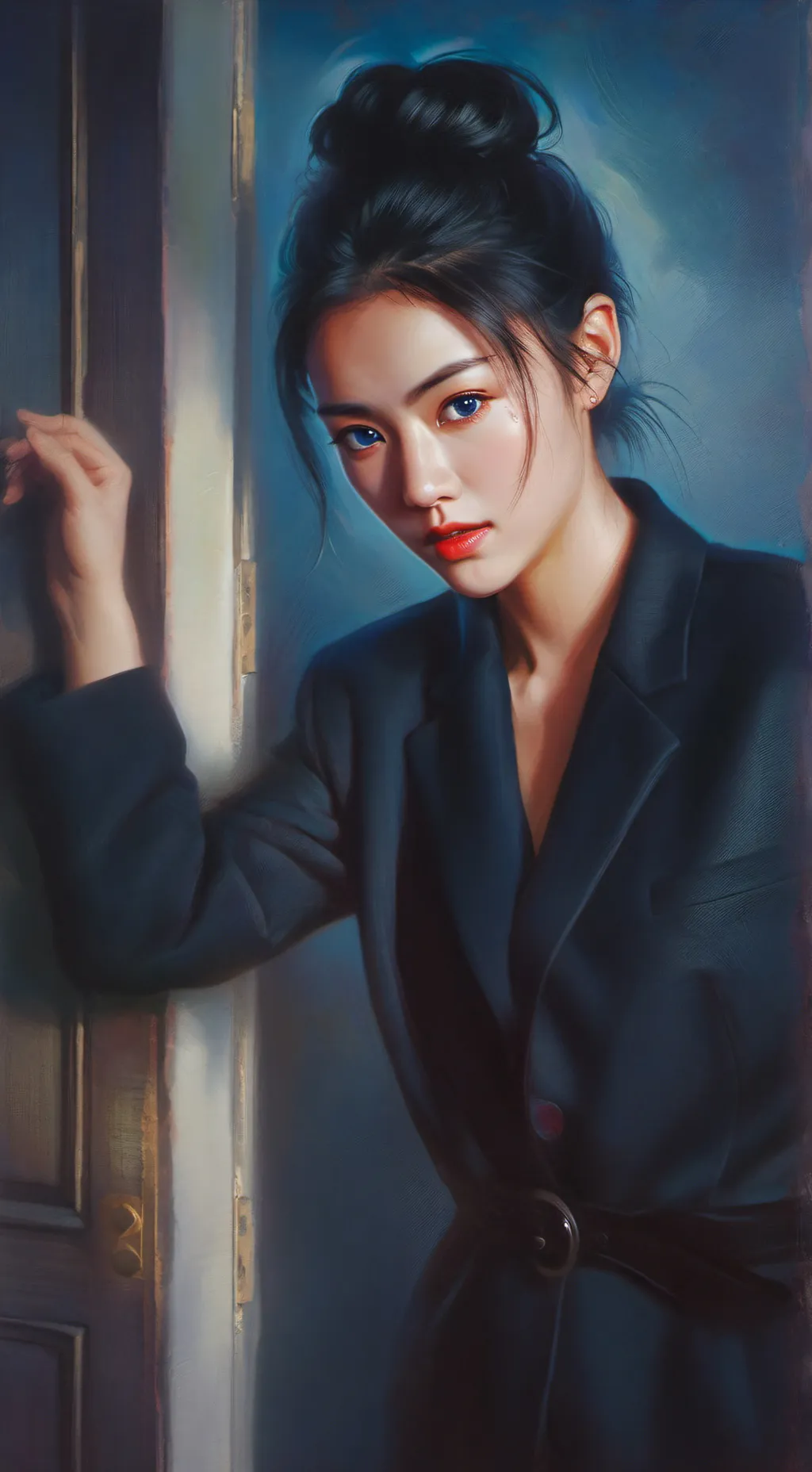 ai character: Sophia Anderson  background