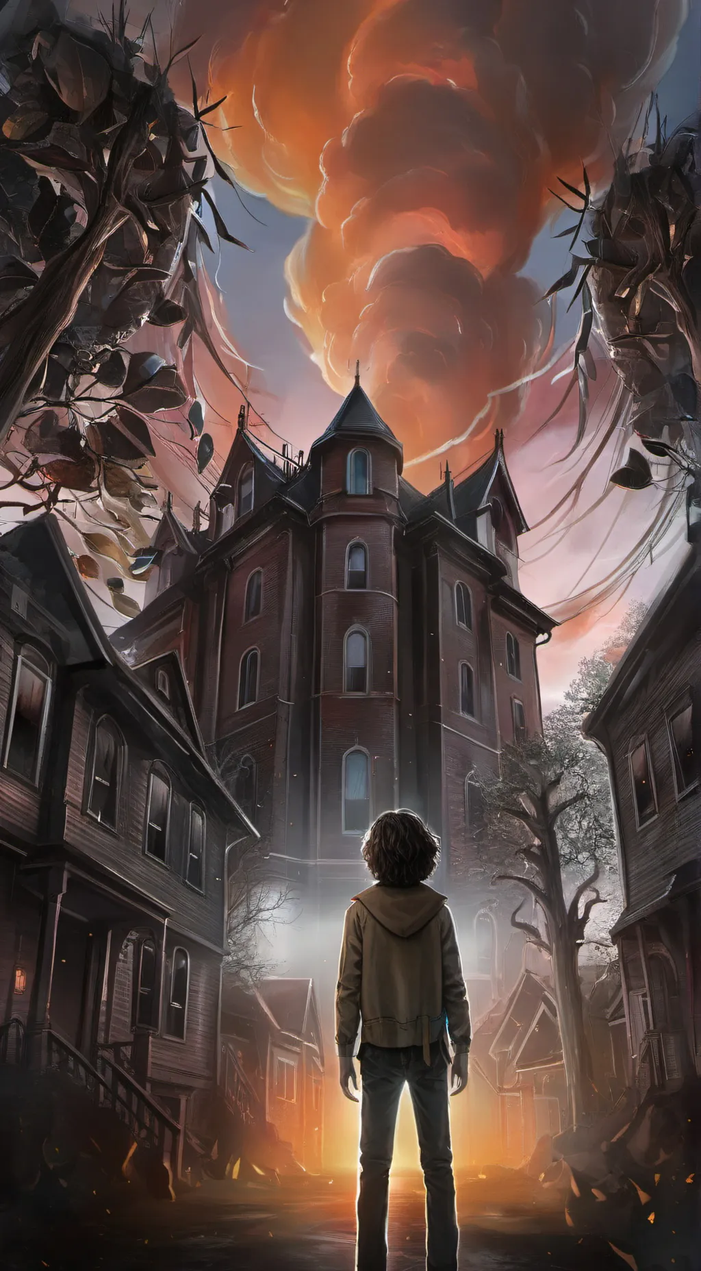 ai character: Stranger things  background