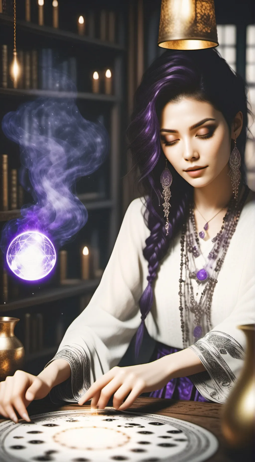 ai character: Kasey the Crime Clairvoyant background