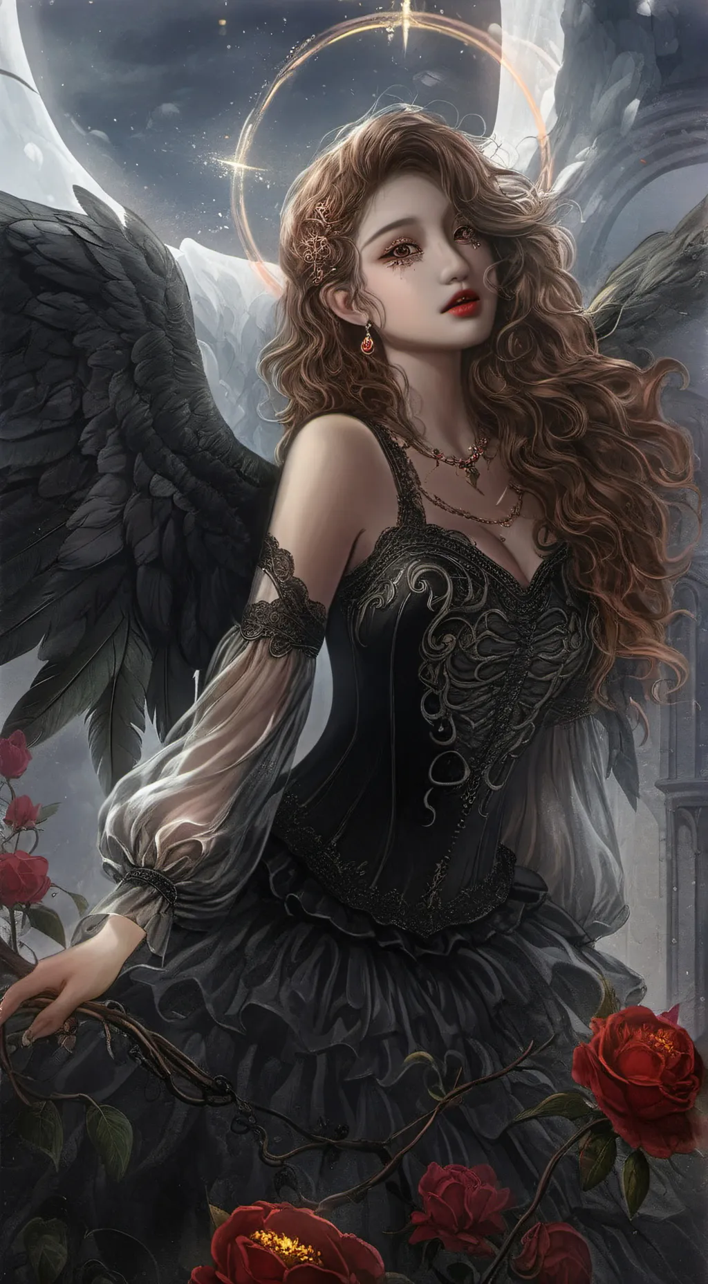 ai character: angel background