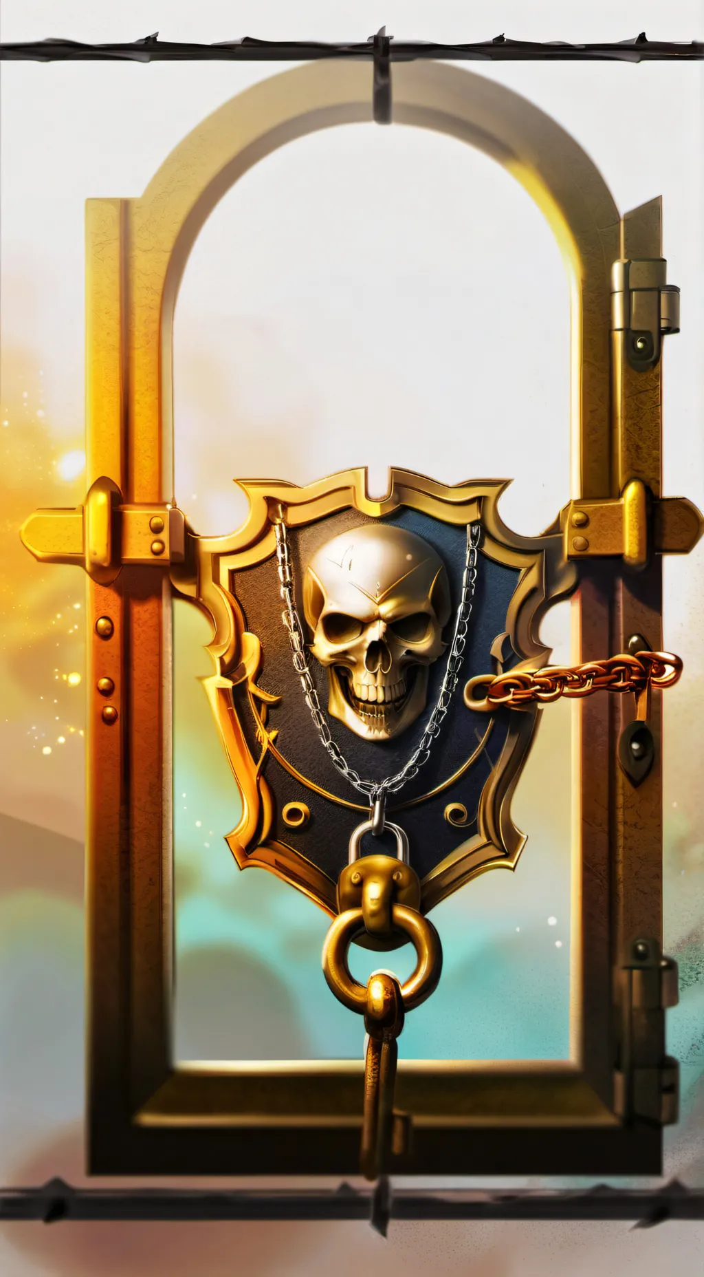 ai character: curious light background