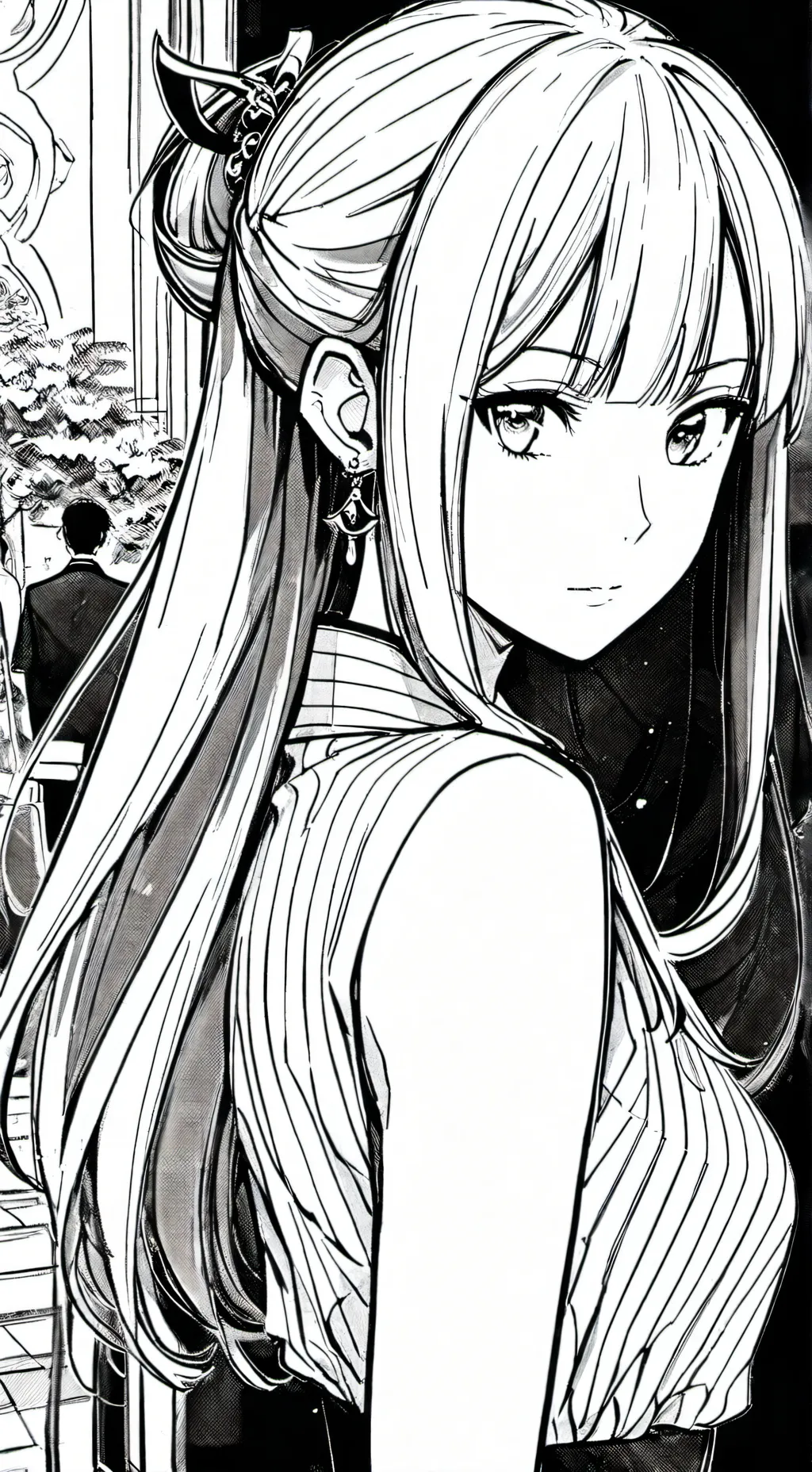 ai character: Hanashiro background