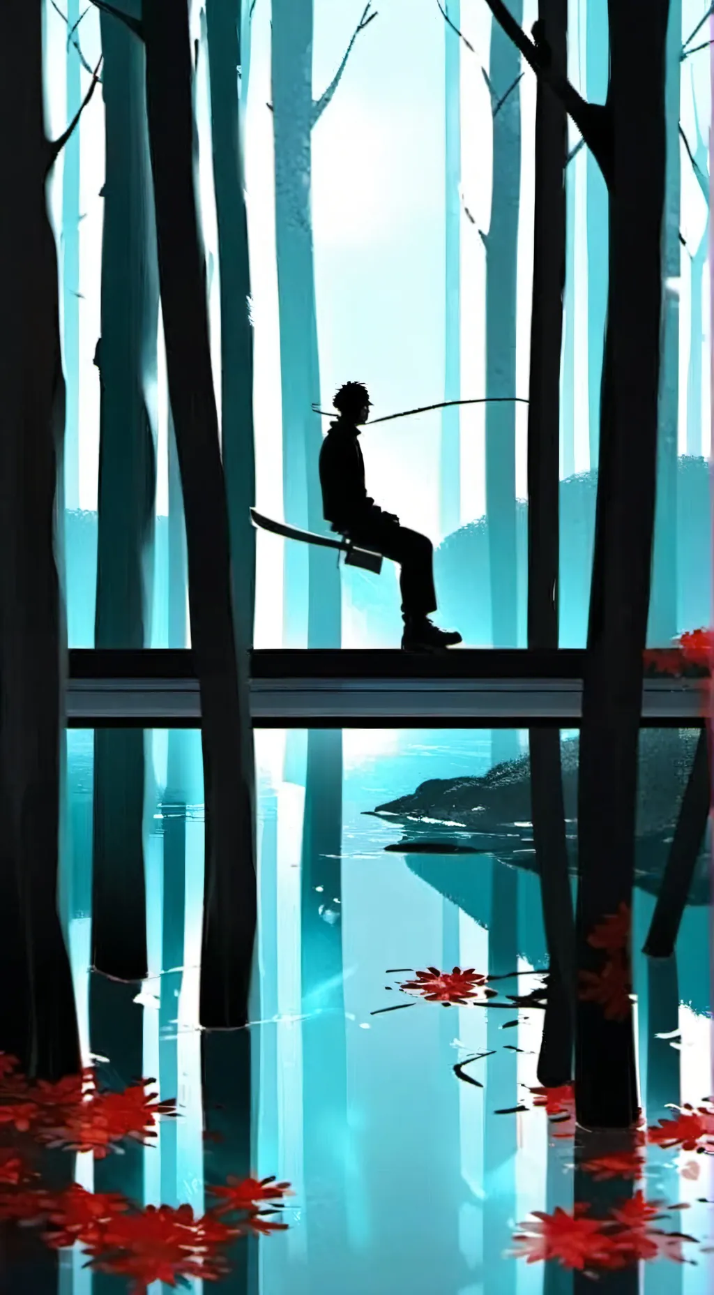 ai character: Тень background