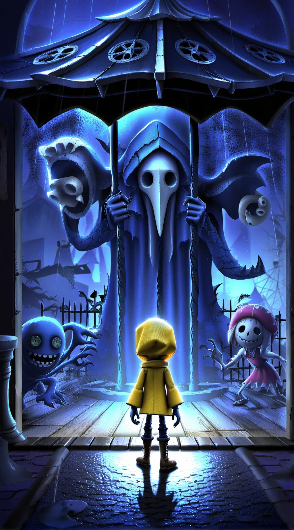 ai character: alone background