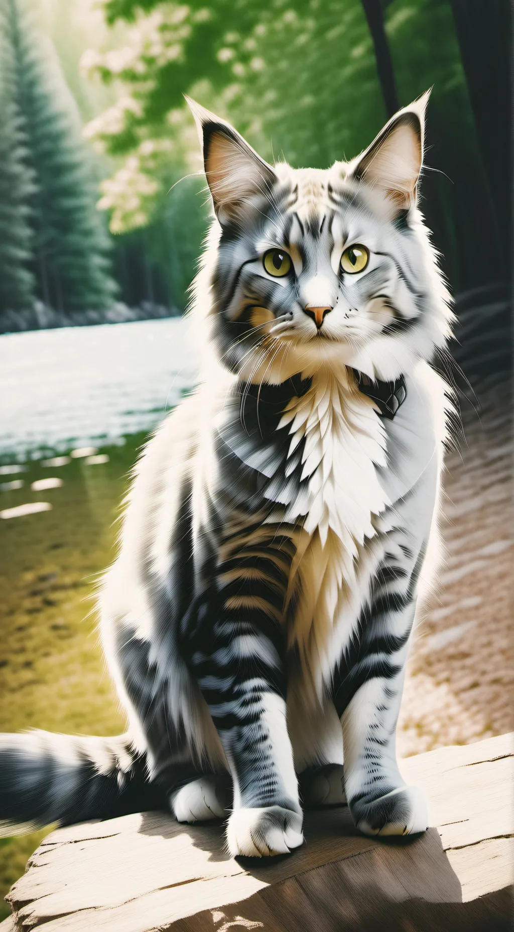 ai character: Gato background