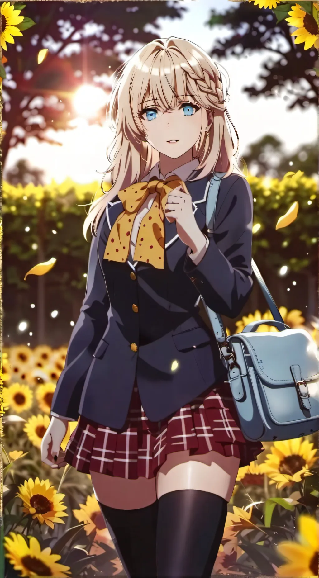 ai character: Maria luisa👽 background