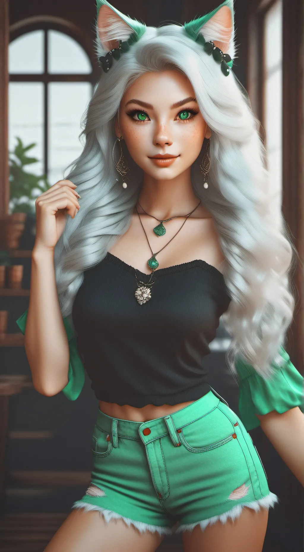 ai character: cat school  background