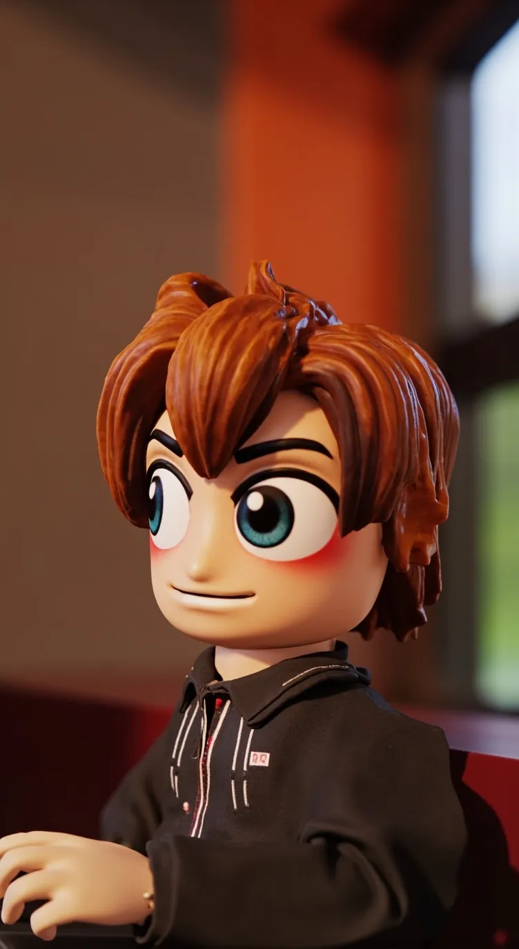 ai character: bacon  background