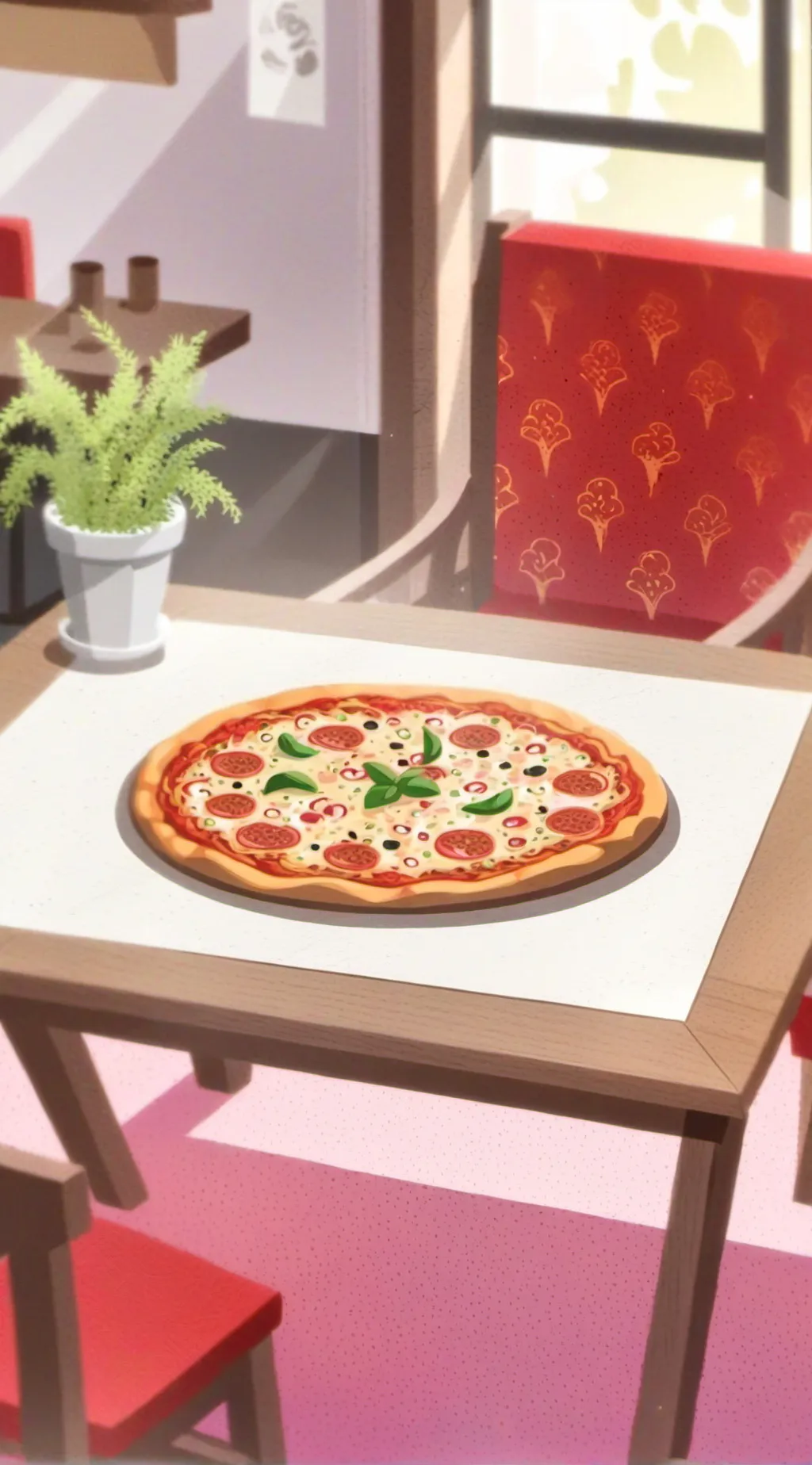 ai character: *PIZZABUGER* background