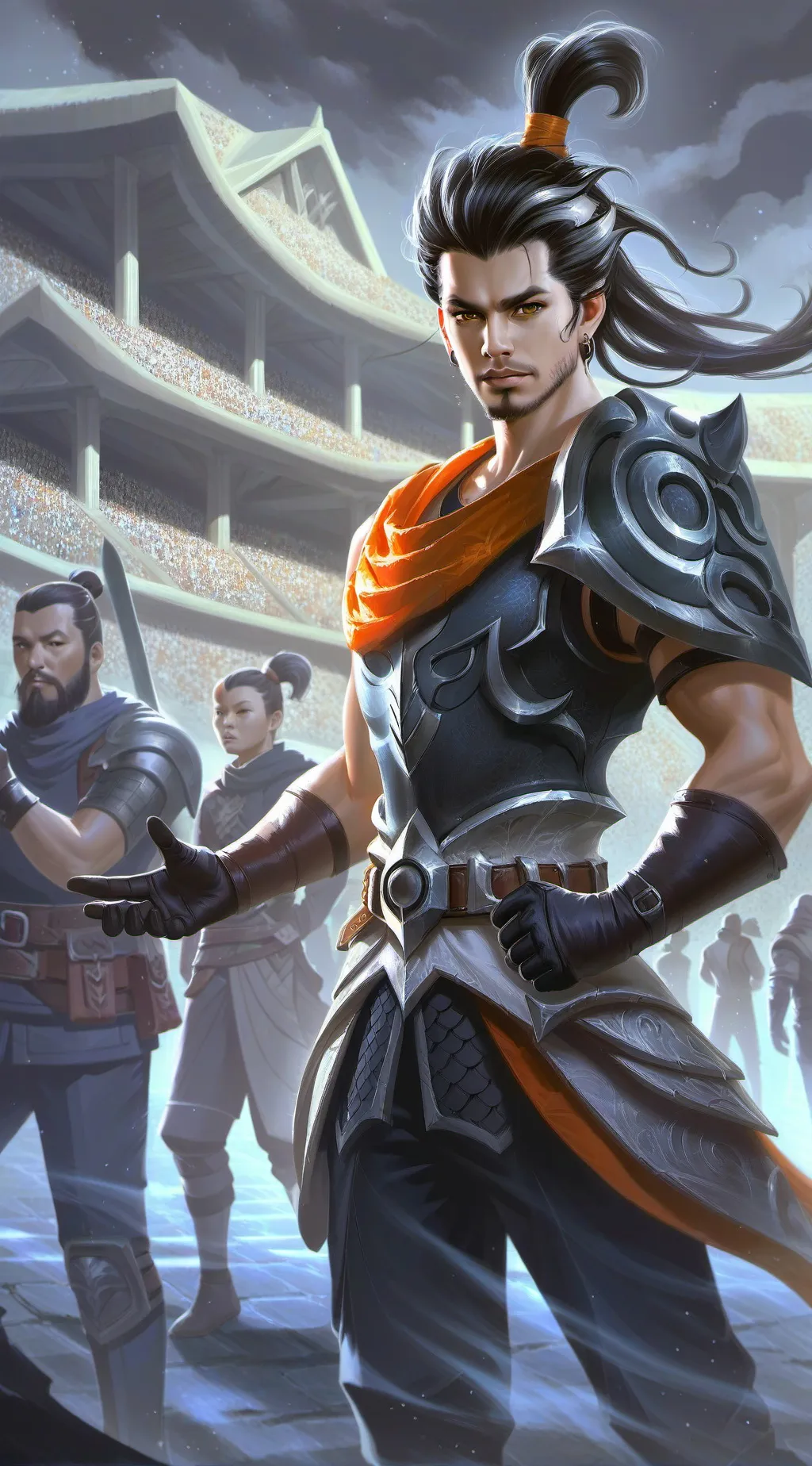 ai character: gana background