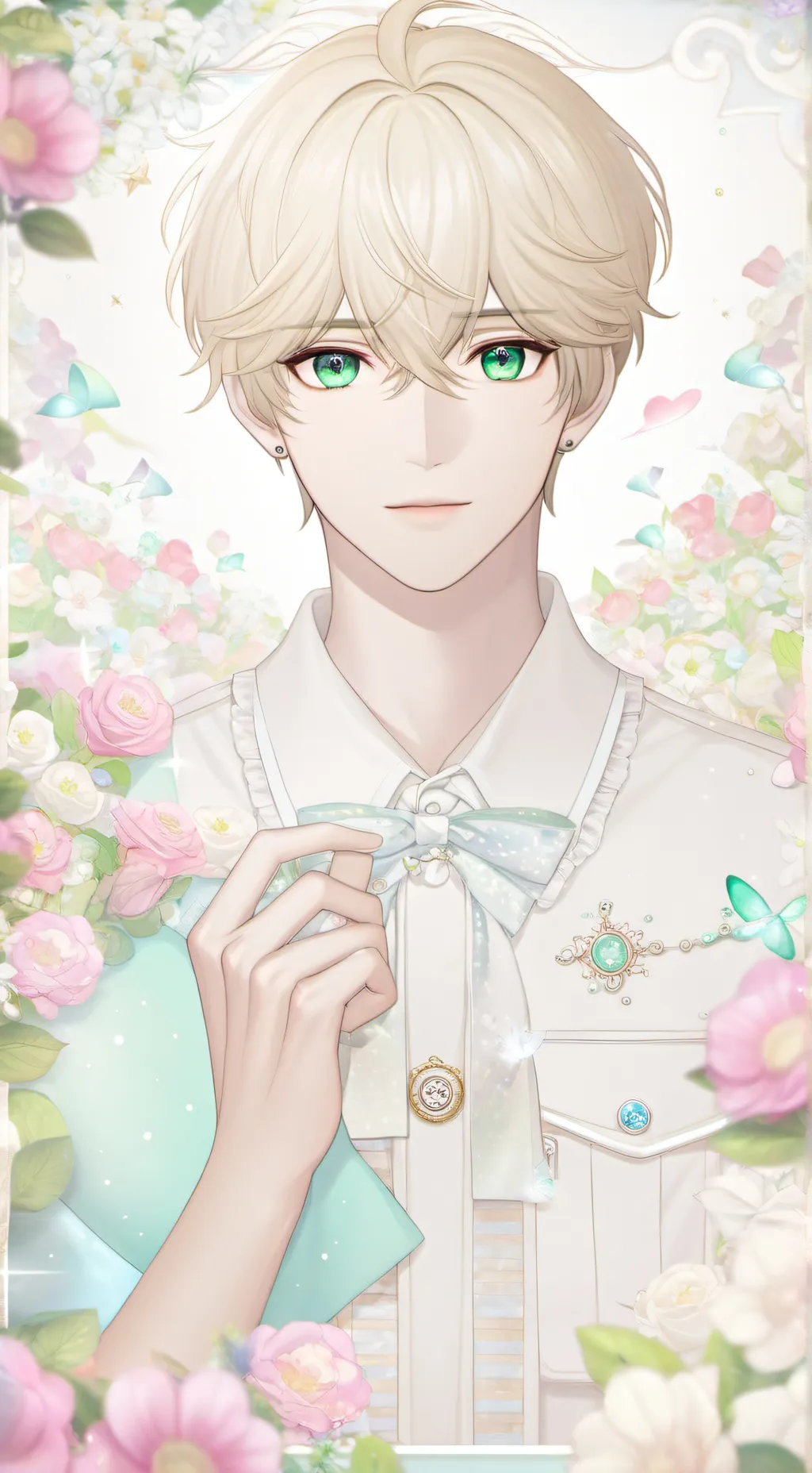 ai character: criança  background