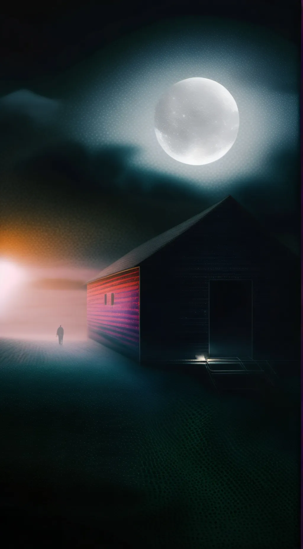 ai character: Nighttime  background