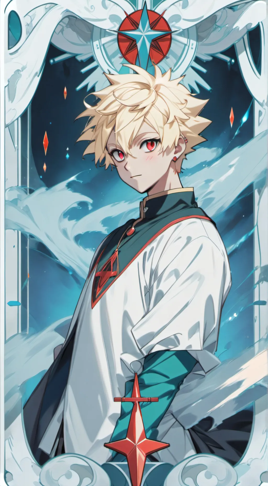 ai character: Bakugo  background