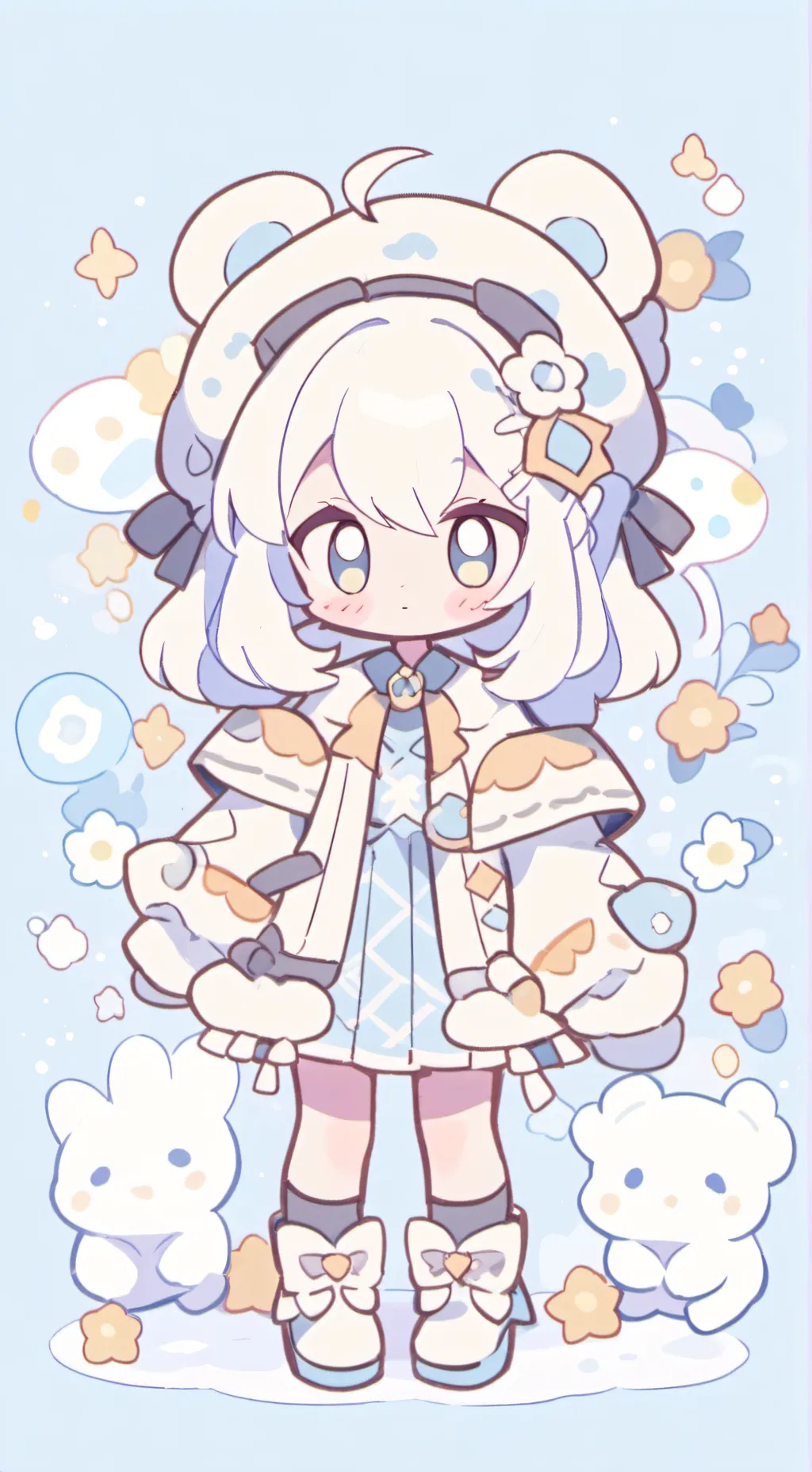 ai character: bebes Lolo background