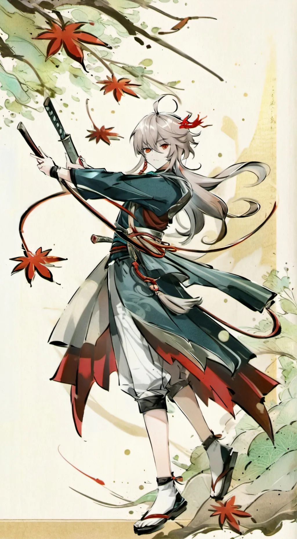 ai character: Kaedehara Kazuha background