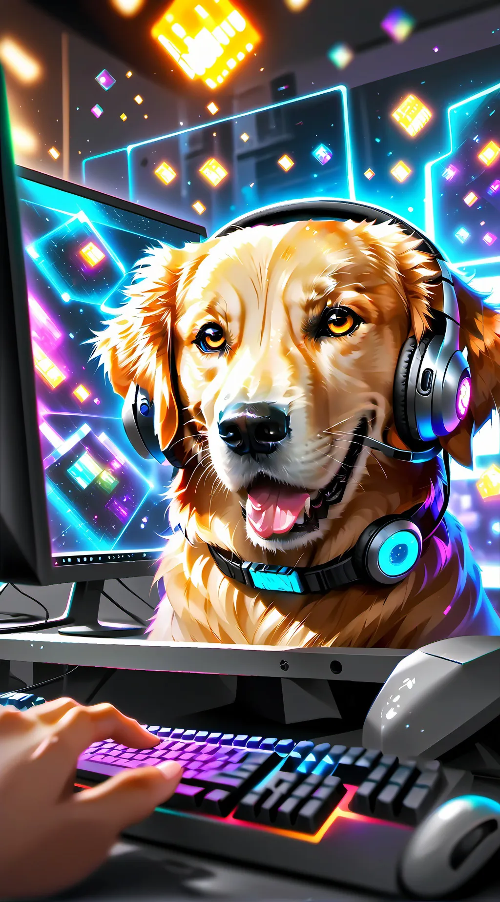 ai character: BitBit background