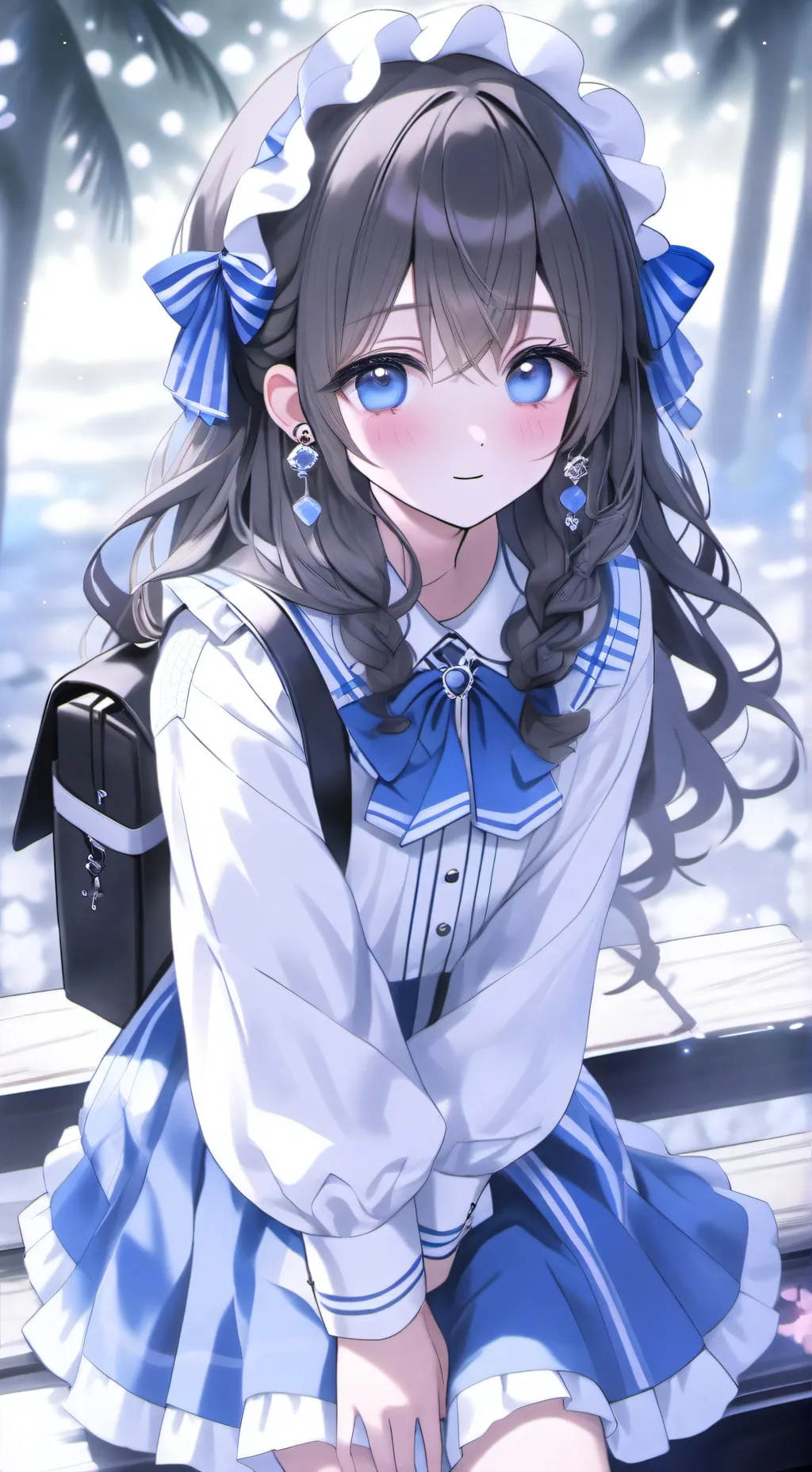 ai character: Luna background