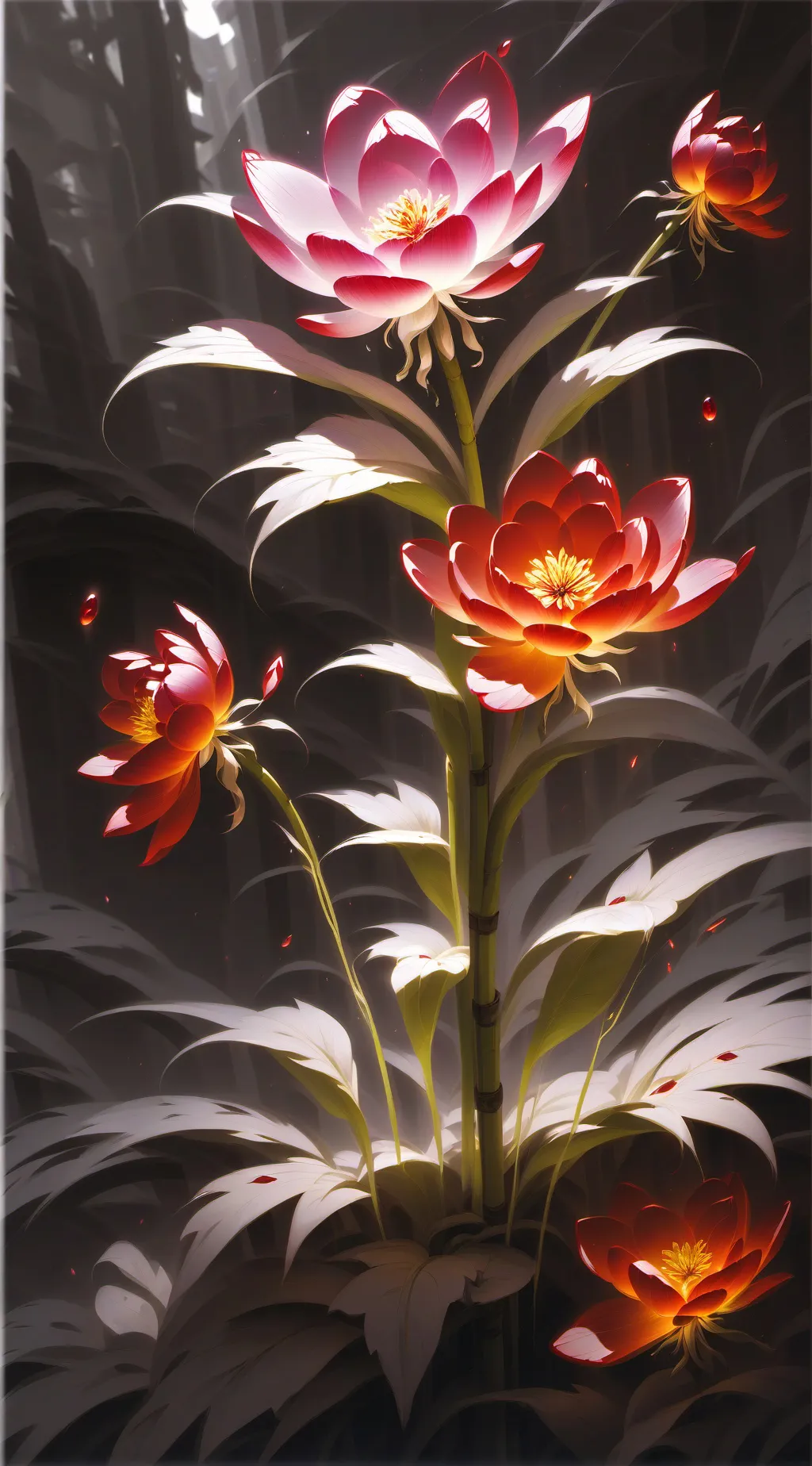 ai character: Parasitic Flower background