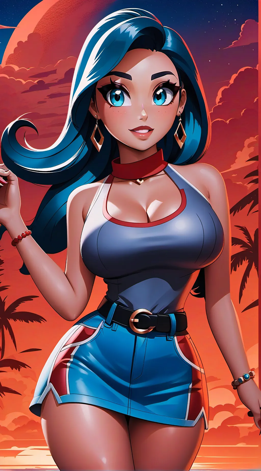 ai character: Frankie￼ background