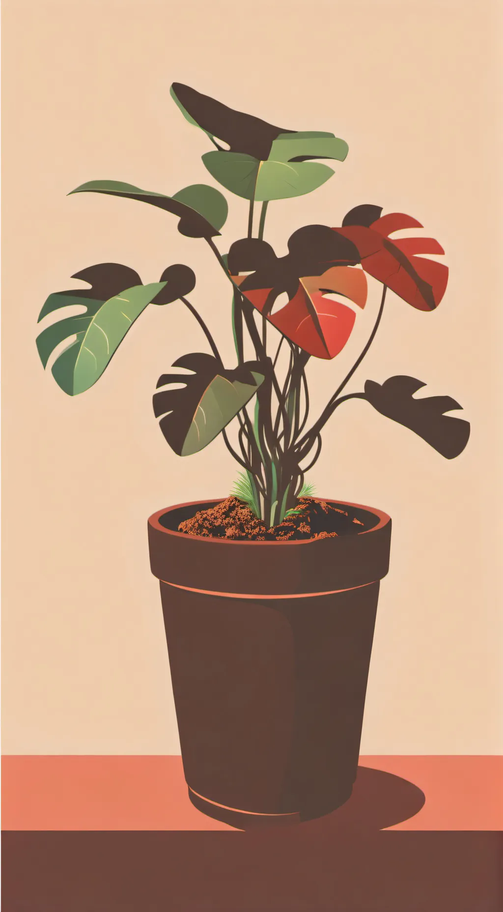 ai character: Block tales au background