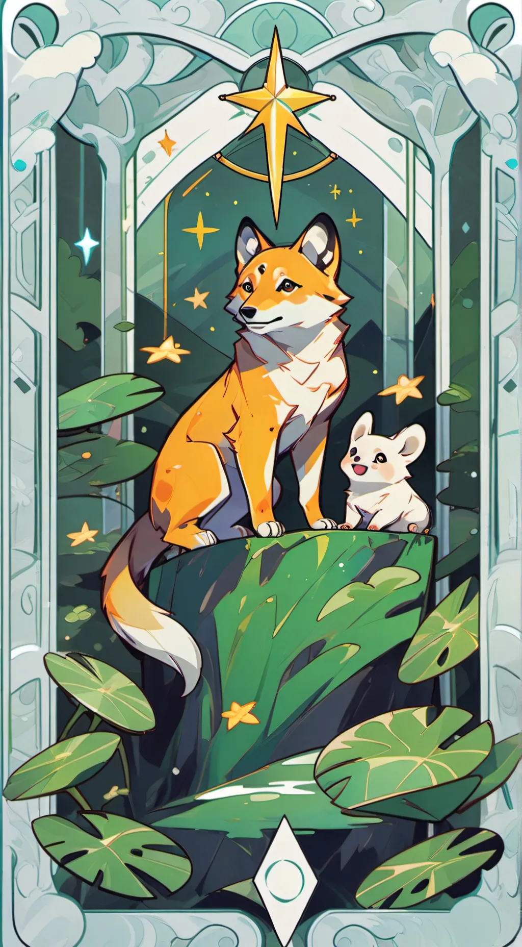 ai character: 🫨 background