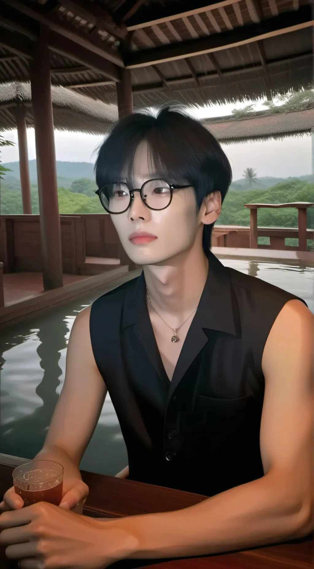 ai character: Yang Jeongin / I.N background