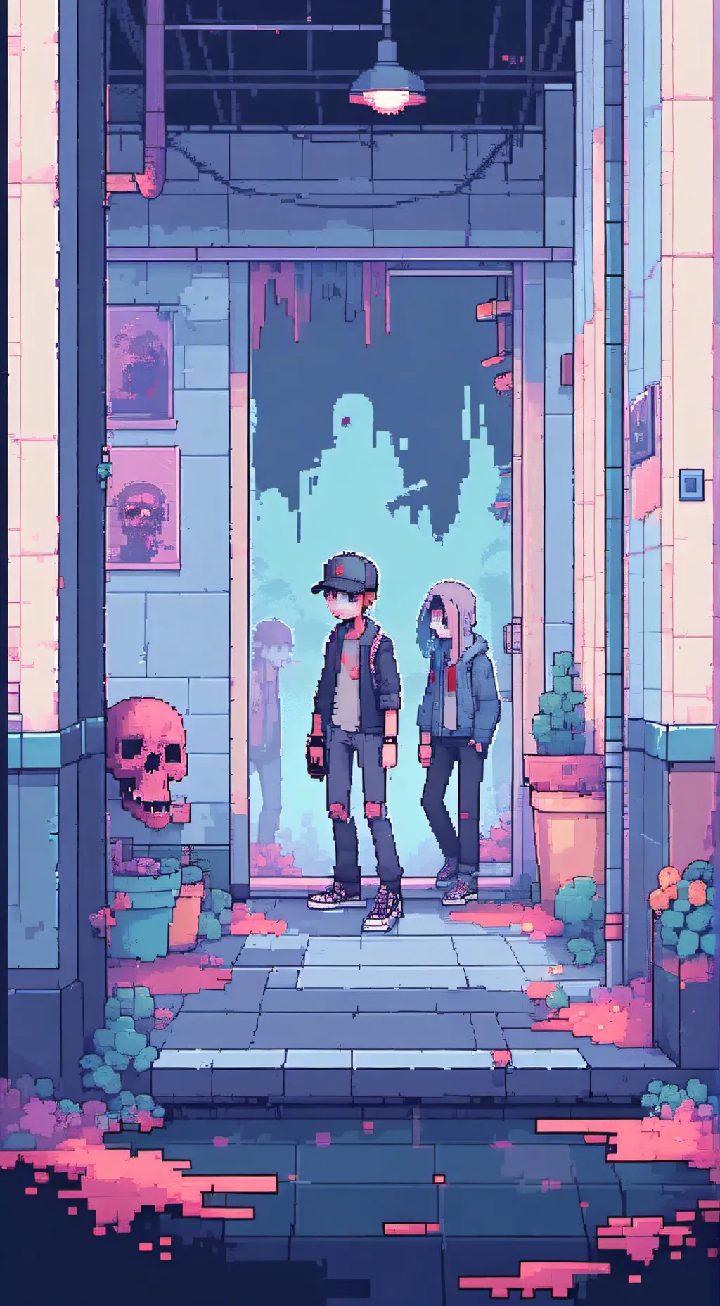 ai character: zombie apocalypse  background