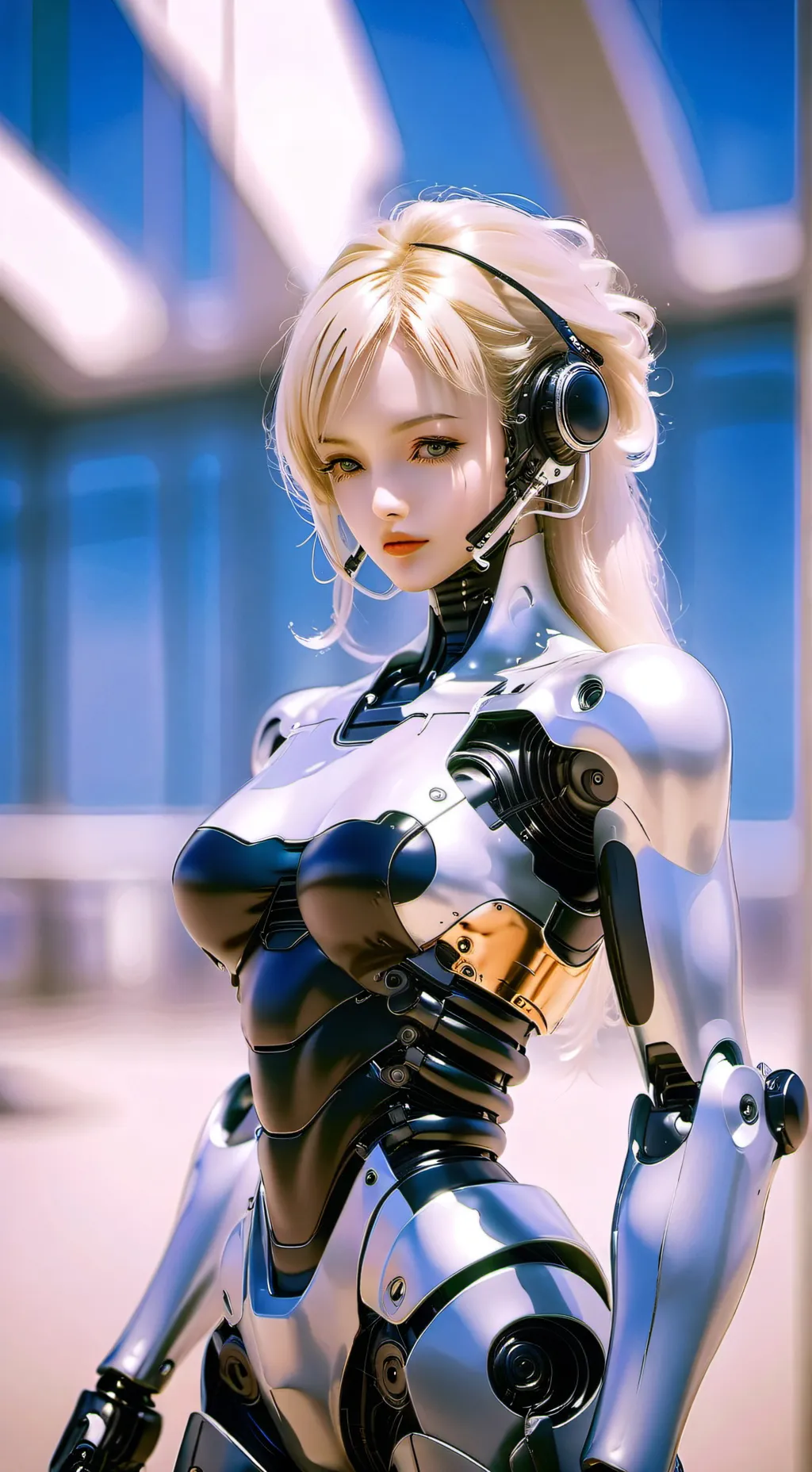 ai character: focus background