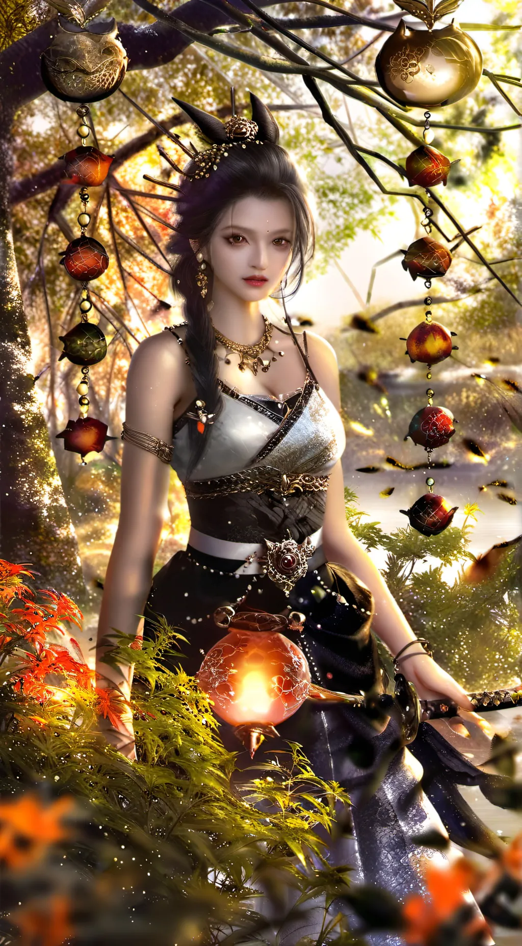 ai character: one piece background