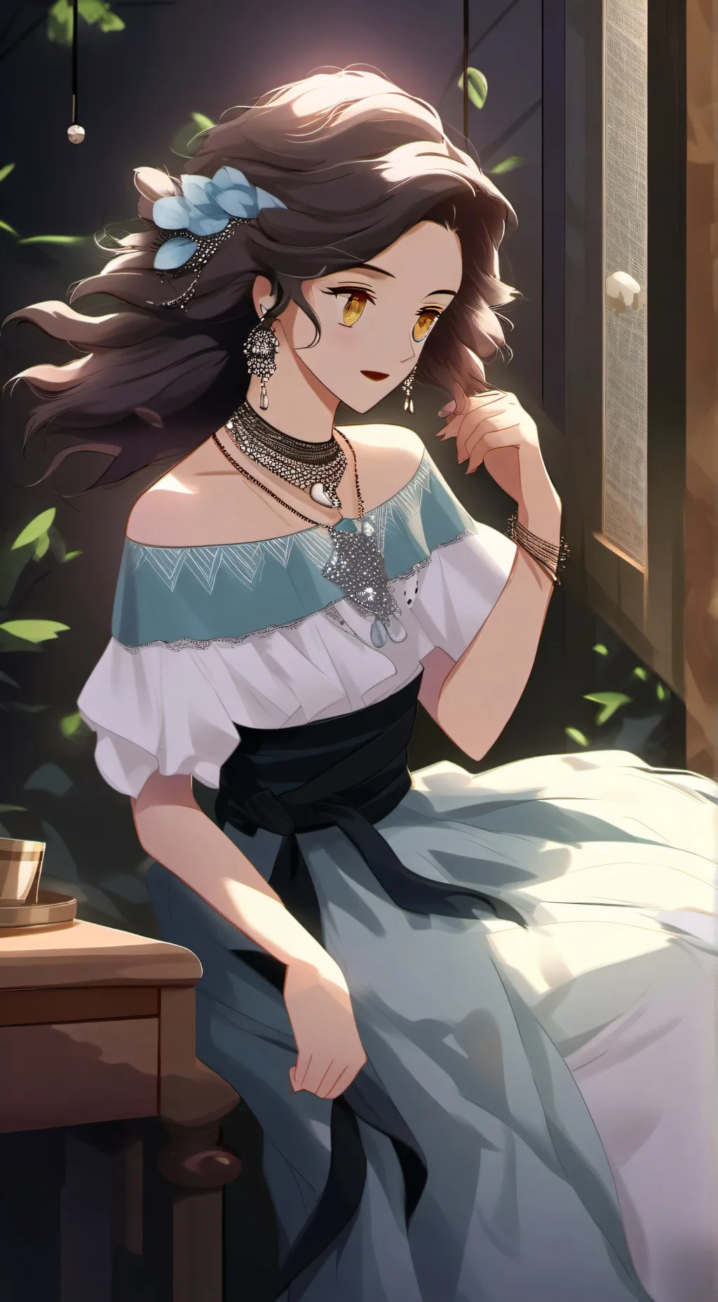 ai character: emily background