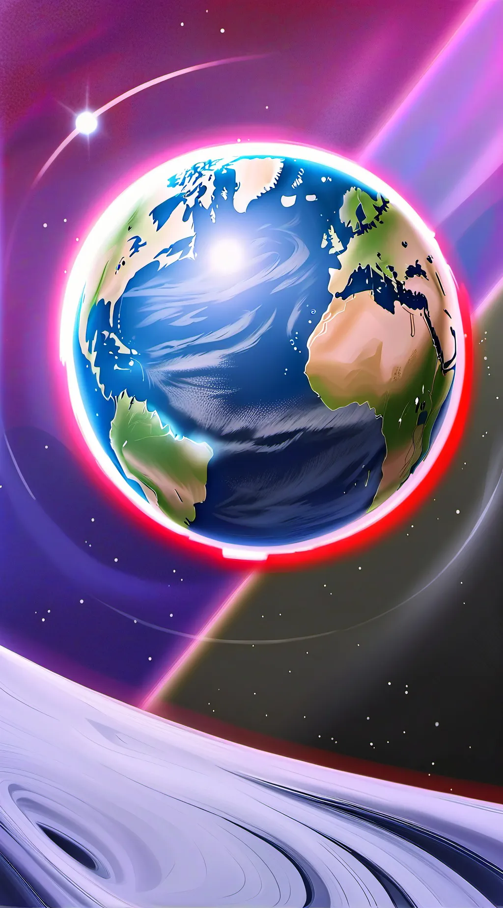 ai character: Terra the Earth  background