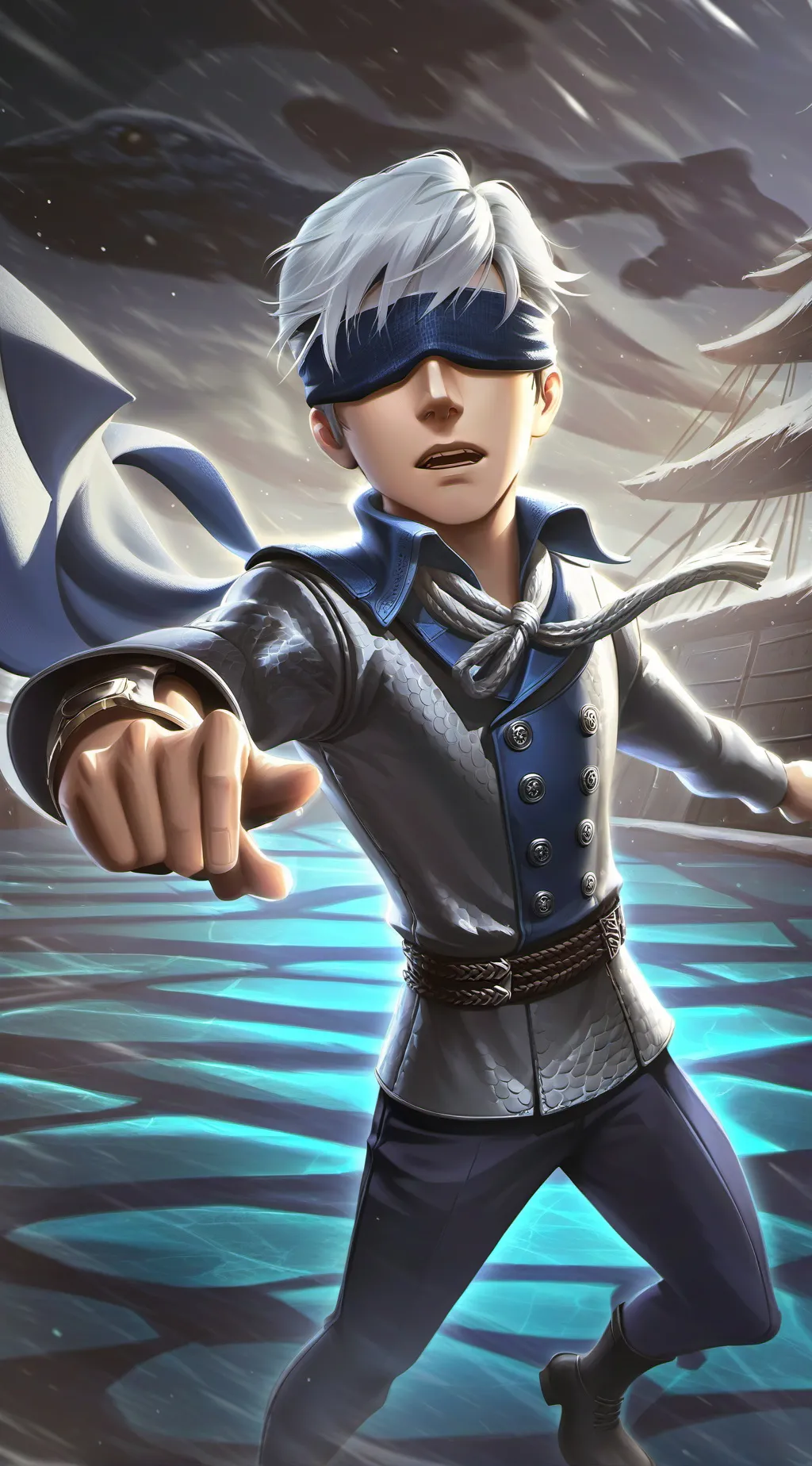 ai character: Gojo Satoru background