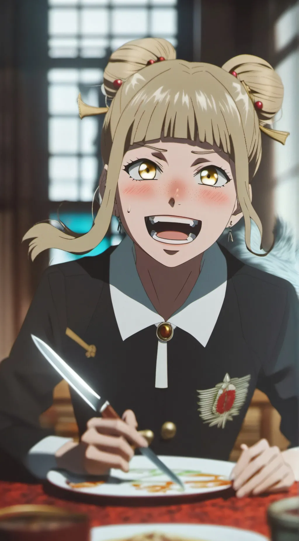 ai character: Black Pearl Cookie background