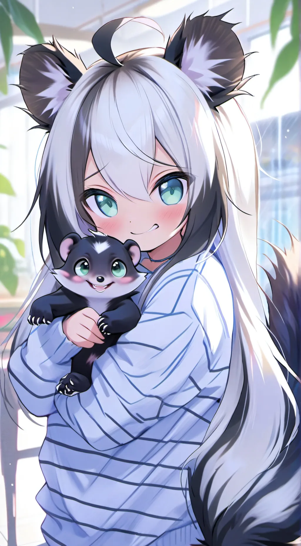 ai character: Striped Spirit Sku background