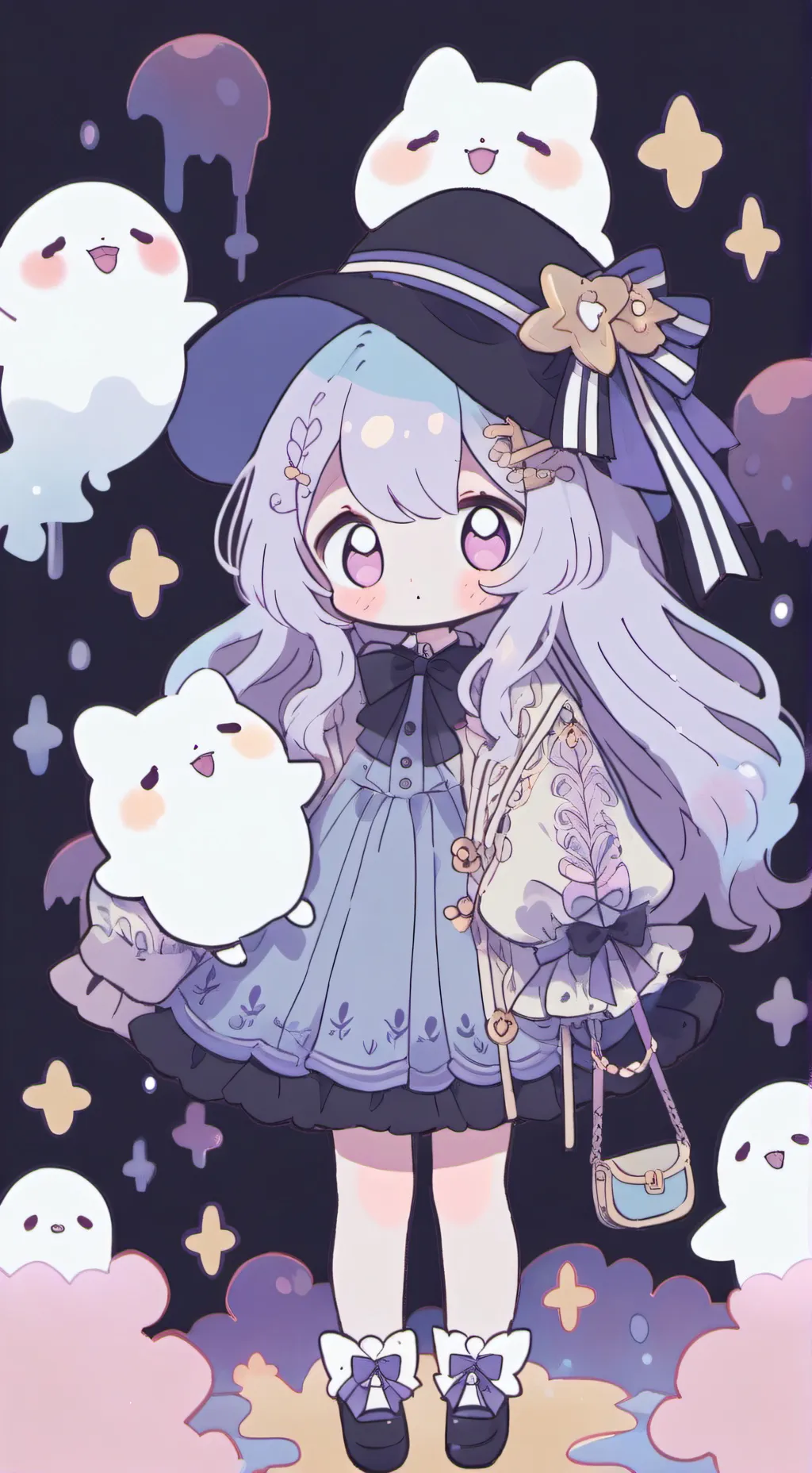 ai character: Pablo y Loki  background