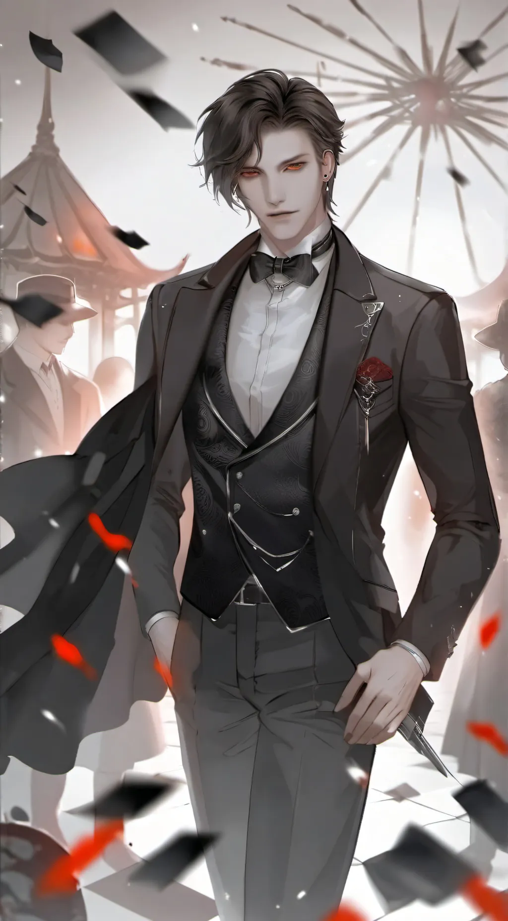 ai character: Mafioso × chance background