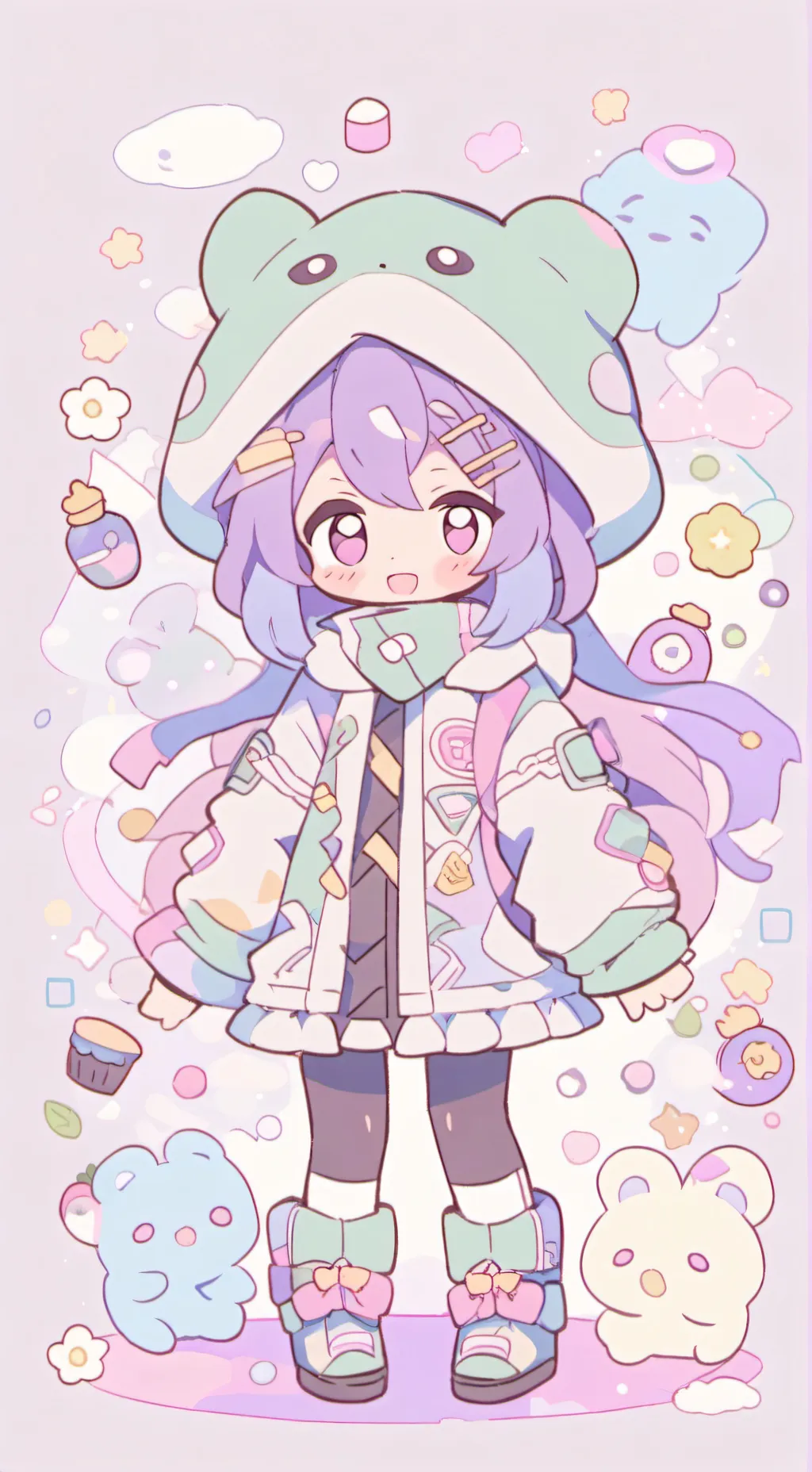 ai character: Mia! background