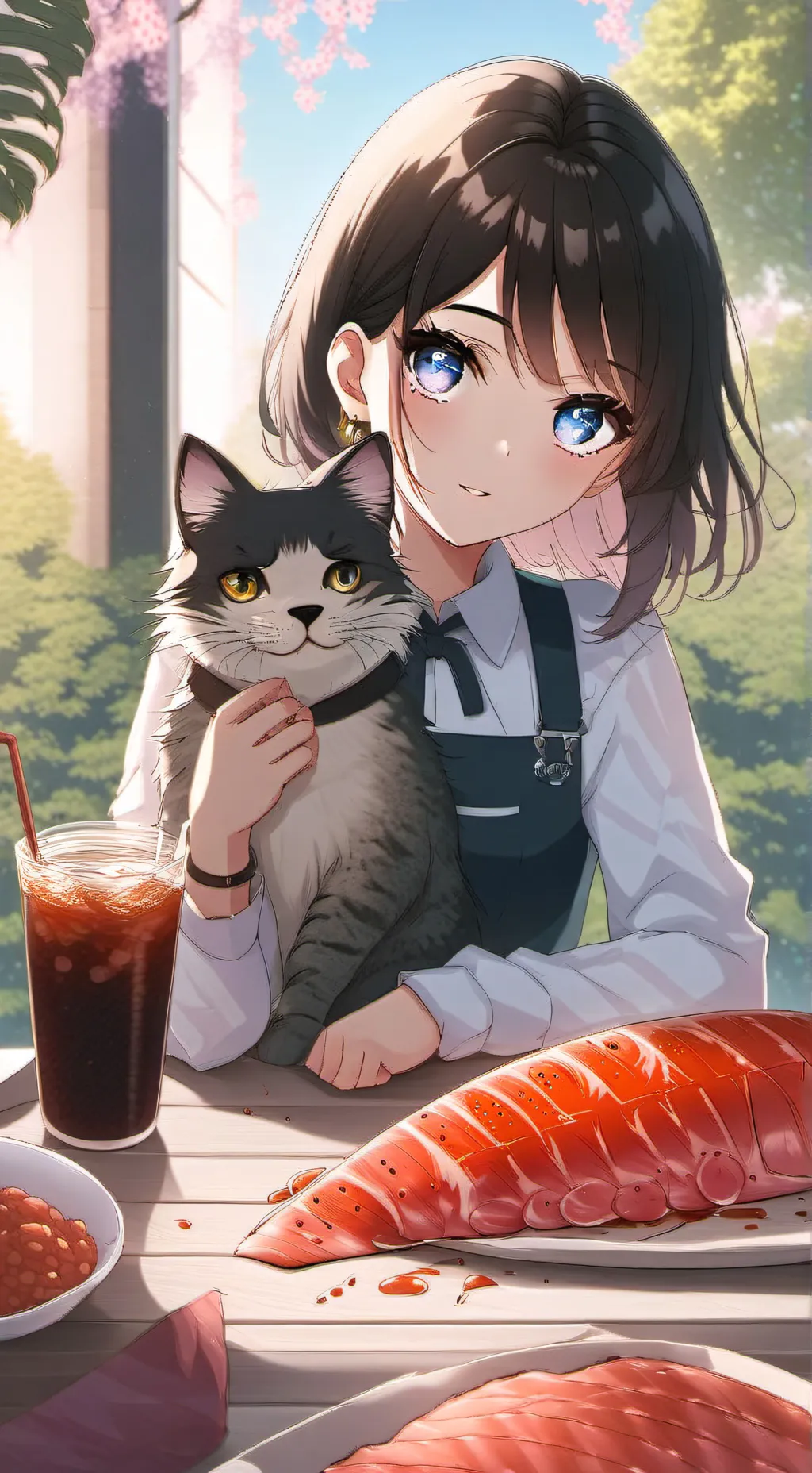 ai character: Maki background