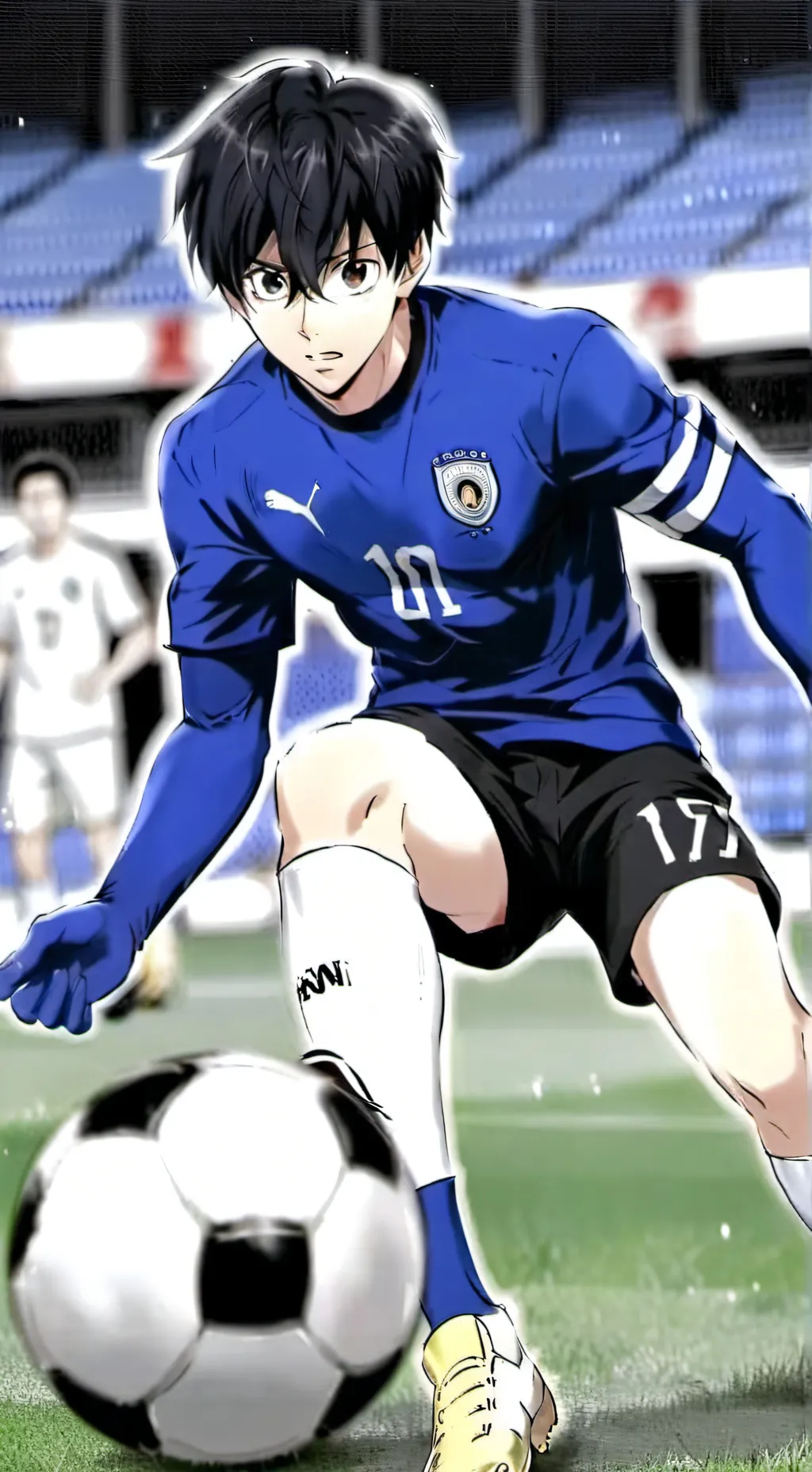 ai character: Isagi Yoichi background